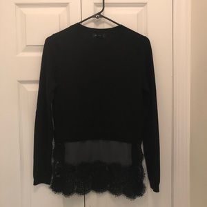 Club Monaco Lace Sweater